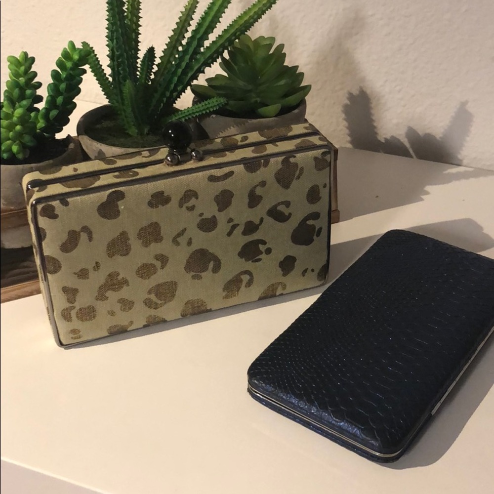 Vintage Style Hardcase Wallets/Clutch Purse